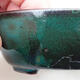 Keramik-Bonsaischale 9 x 7,5 x 3,5 cm, Farbe grün-schwarz - 2/3