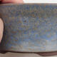 Bonsaischale aus Keramik 13 x 13 x 5 cm, Farbe blau - 2/3