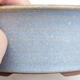 Bonsaischale aus Keramik 13 x 13 x 5 cm, Farbe blau - 2/3