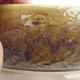 Keramik-Bonsaischale 20 x 20 x 7 cm, Farbe grün-braun - 2/3