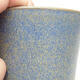 Bonsaischale aus Keramik 10 x 10 x 13,5 cm, Farbe blau - 2/3