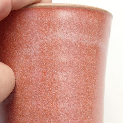 Bonsaischale aus Keramik 8 x 8 x 10,5 cm, Farbe rosa - 2
