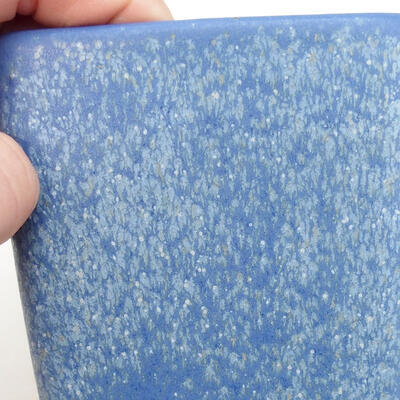 Bonsaischale aus Keramik 8,5 x 8,5 x 11,5 cm, Farbe blau - 2