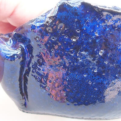Keramikschale 7,5 x 7 x 5 cm, Farbe blau - 2