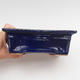 Keramik Bonsaischale 18 x 13 x 6 cm, Farbe blau - 2/4