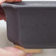 Bonsaischale aus Keramik H 01 - 12 x 9 x 5 cm, schwarz matt - 2/3