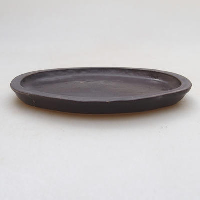 Bonsai-Wassertablett H 05 - 10 x 7,5 x 1 cm, schwarz matt - 2
