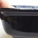 Bonsaischale aus Keramik H 08 - 24,5 x 18 x 7 cm, schwarz glänzend - 2/3