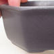 Keramik Bonsai Schüssel H 13 - 11,5 x 11,5 x 4,5 cm, schwarz matt - 2/3