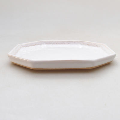 Bonsai Tablett 13 - 11 x 11 x 1,5 cm, Weiß - 2