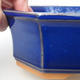 Keramik Bonsai Schüssel H 14 - 17,5 x 17,5 x 6,5 cm, Blau - 2/3
