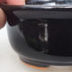Keramik Bonsai Schüssel H 30 - 12 x 10 x 5 cm, schwarz glänzend - 2/3