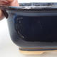 Bonsaischale aus Keramik H 36 - 17 x 15 x 8 cm, schwarz glänzend - 2/3