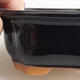 Ceramic bonsai bowl H 51 - 17.5 x 13.5 x 5.5 cm, black glossy - 2/3