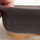 Ceramic bonsai bowl H 51 - 17.5 x 13.5 x 5.5 cm, black matt - 2/3