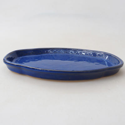 Bonsai-Untertasse H 75 - 19,5 x 13,5 x 1,5 cm, Blau - 2