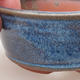 Keramische Bonsai-Schale 9,5 x 9,5 x 4 cm, Farbe blau - 2/3