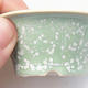Mini Bonsai Schüssel 7 x 7 x 3 cm, Farbe grün - 2/3