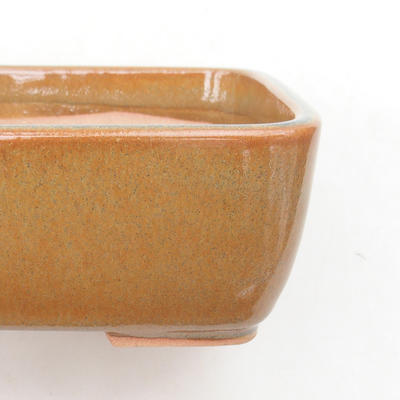 Keramische Bonsai-Schale 16 x 10 x 5,5 cm, Farbe grau-rostig - 2