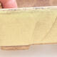 Keramische Bonsai-Schale 9,5 x 8 x 3,5 cm, Farbe gelb - 2/3