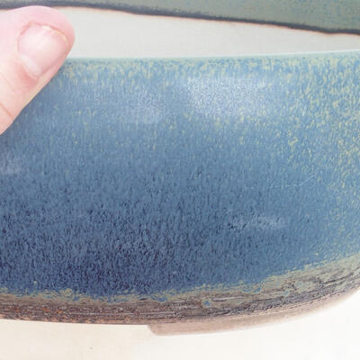 Bonsai-Schale 34 x 27 x 10,5 cm, Farbe blaugrün - 2