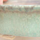 Keramische Bonsai-Schale 12 x 11 x 3 cm, Farbe grün - 2/3