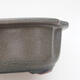 Bonsaischale aus Keramik 24 x 21 x 7,5 cm, Farbe grau - 2/3