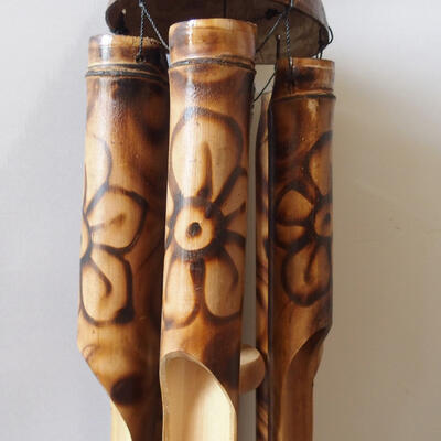 Glockenspiel aus geglühtem Bambus 100 cm - 2