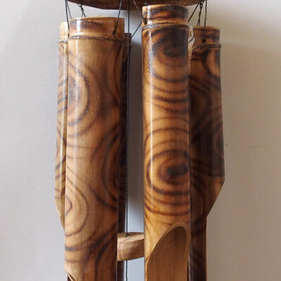 Glockenspiel aus geglühtem Bambus 80 cm - 2