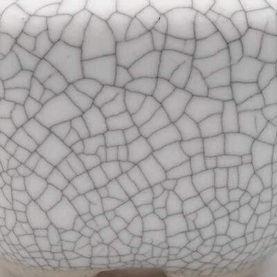 Keramik-Bonsaischale 4 x 4 x 2,5 cm, Farbe Raku - 2