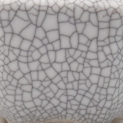 Keramik-Bonsaischale 4,5 x 4 x 2,5 cm, Farbe Raku - 2