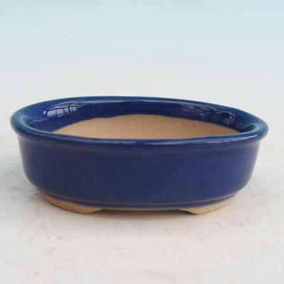 Bonsaischale aus Keramik H 04 - 10 x 7,5 x 3,5 cm, blau - 10 x 7,5 x 3,5 cm - 2