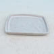 Bonsai Tablett H11 - 11 x 9,5 x 1 cm,  weiß - 11 x 9,5 x 1 cm - 2/2