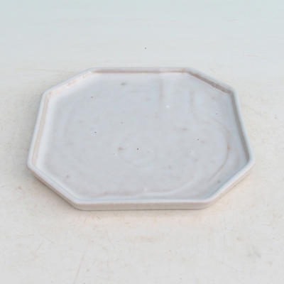 Bonsai Tablett 14 - 17,5 x 17,5 x 1,5 cm, weiß - 17,5 x 17,5 x 1,5 cm - 2