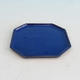 Bonsai Tablett 14 - 17,5 x 17,5 x 1,5 cm, blau - 17,5 x 17,5 x 1,5 cm - 2/2