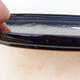 Bonsai-Untertasse aus Keramik H 55 - 29 x 24 x 2 cm, schwarz glänzend - 2/3