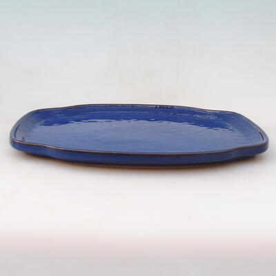 Bonsai-Untertasse aus Keramik H 55 - 29 x 24 x 2 cm, Blau - 2