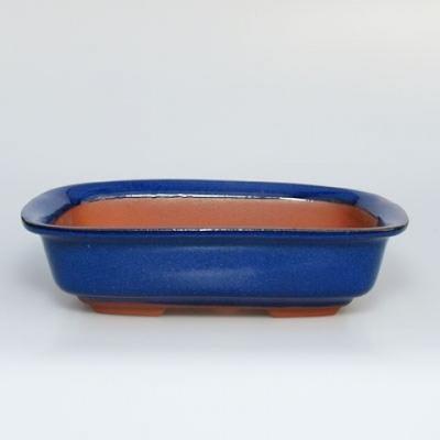 Bonsaischale aus Keramik H 02 - 19 x 13,5 x 5 cm, blau - 19 x 13,5 x 5 cm - 2
