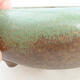 Bonsaischale aus Keramik 19 x 19 x 7 cm, Farbe grün - 2/3