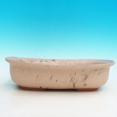 Keramik Bonsai Schüssel H 10 - 37 x 27 x 10 cm, beige - 37 x 27 x 10 cm - 2