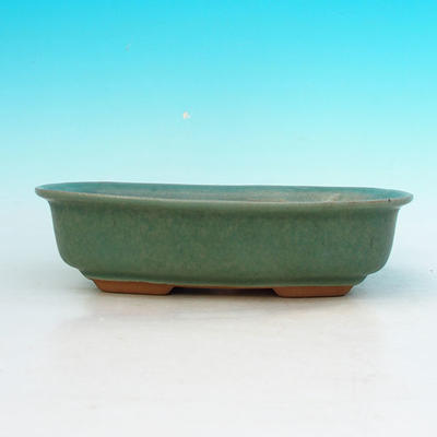 Bonsaischale aus Keramik H 02 - 19 x 13,5 x 5 cm, grün - 19 x 13,5 x 5 cm - 2