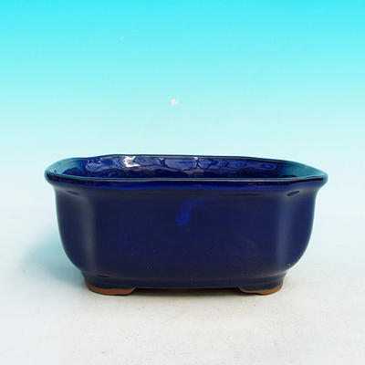 Bonsaischale aus Keramik H 31 - 14,5 x 12,5 x 6 cm, blau - 14,5 x 12,5 x 6 cm - 2