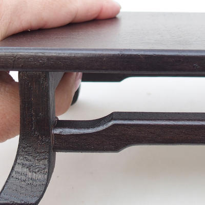 Holztisch unter dem Bonsai braun 20 x 11 x 5,5 cm - 2