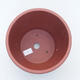Bonsaischale aus Keramik 12,5 x 12,5 x 11,5 cm, Farbe braun - 3/4