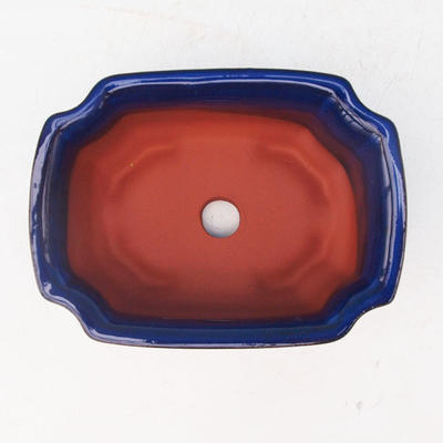 Bonsaischale aus Keramik H 01 - 12 x 9 x 5 cm, blau - 12 x 9 x 5 cm - 3