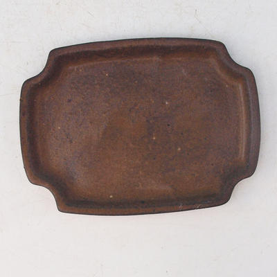 Bonsai Tablett H 01 - 11,5 x 8,5 x 1 cm, braun - 11,5 x 8,5 x 1 cm - 3