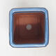 Bonsaischale aus Keramik 8,5 x 8,5 x 13 cm, Farbe Blau - 3/3