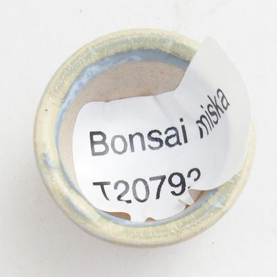 Mini Bonsai Schüssel 2,5 x 2,5 x 2 cm, Farbe blau - 3