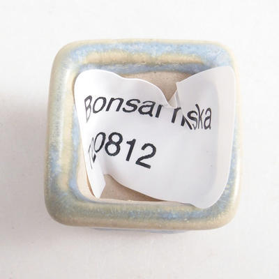 Mini Bonsai Schüssel 2,5 x 2,5 x 2 cm, Farbe blau - 3