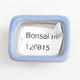 Mini Bonsai Schüssel 3,5 x 2,5 x 2 cm, Farbe blau - 3/3